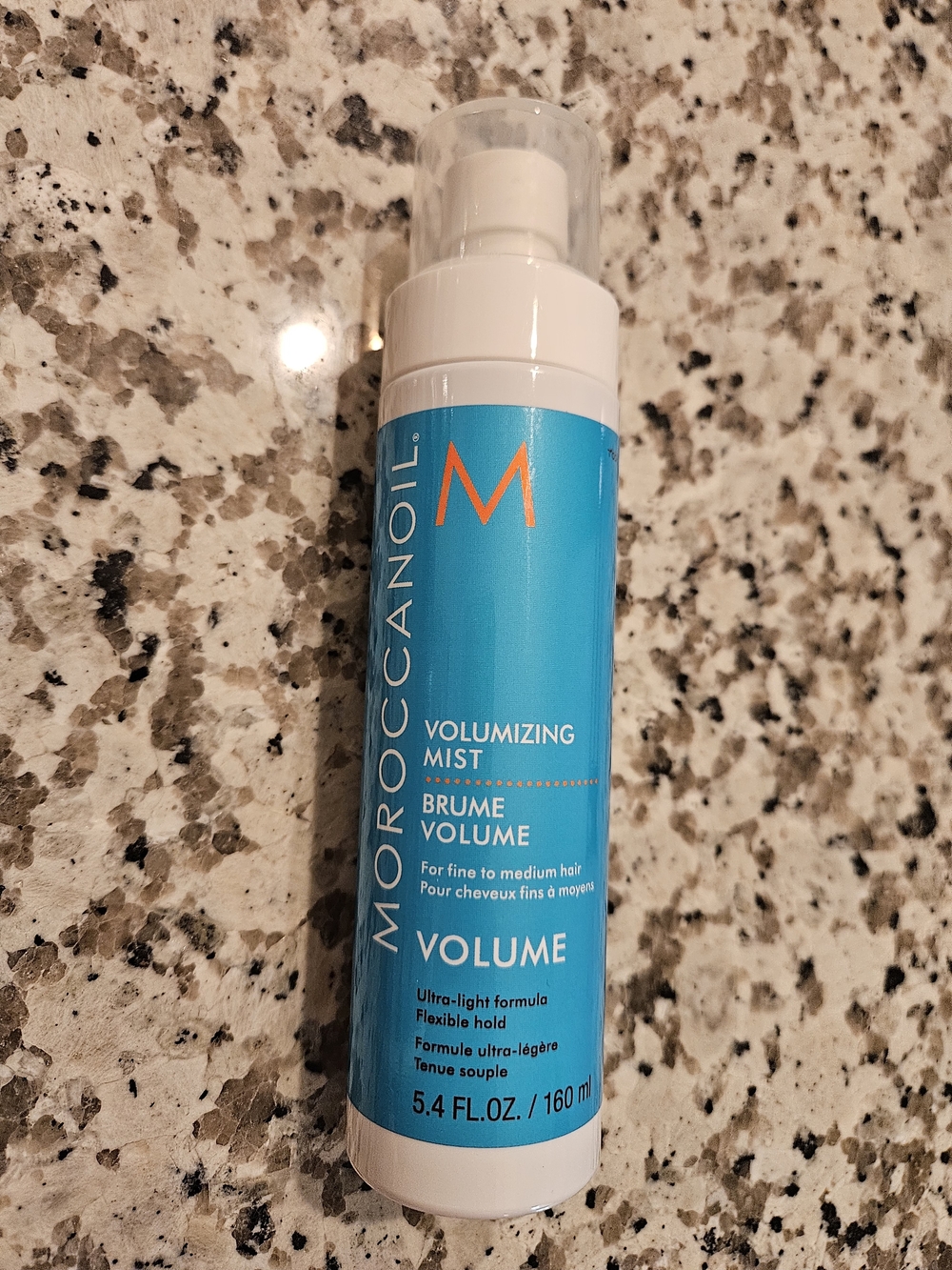 New Never Used. Moroccanoil Blue Volumizing Foam Mist 5.4 oz